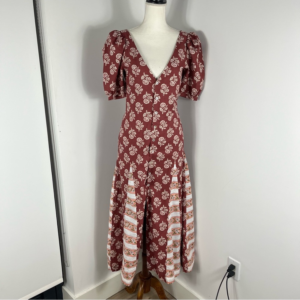 Alix of Bohemia button front maxi dress
